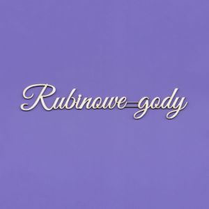 Tekturka Crafty Moly Napis G5 - Rubinowe gody